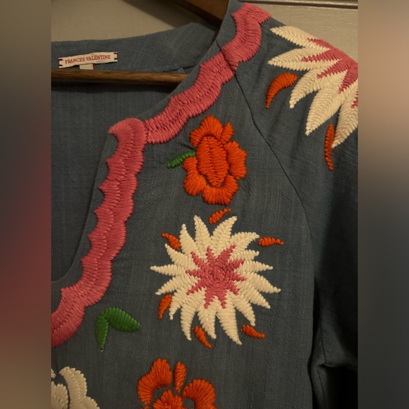 Frances Valentine Floral Embroidered Caftan - Picture 4 of 7